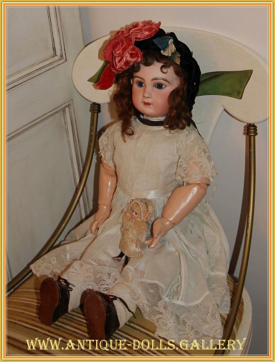 Антикварная кукла Depose Tete Jumeau B.te S.G.D.G 12 старинная купить
