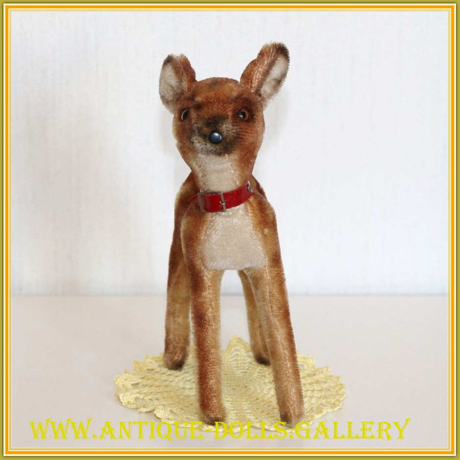Винтажная игрушка оленёнок Steiff