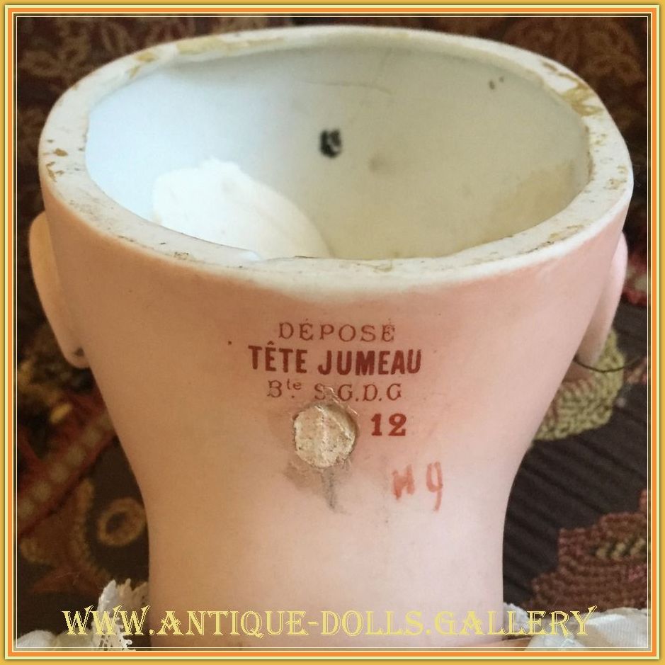 Антикварная кукла Depose Tete Jumeau B.te S.G.D.G 12 старинная купить