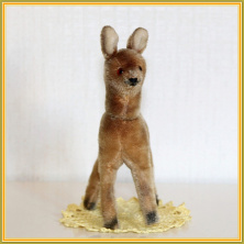 Винтажная игрушка лама Steiff