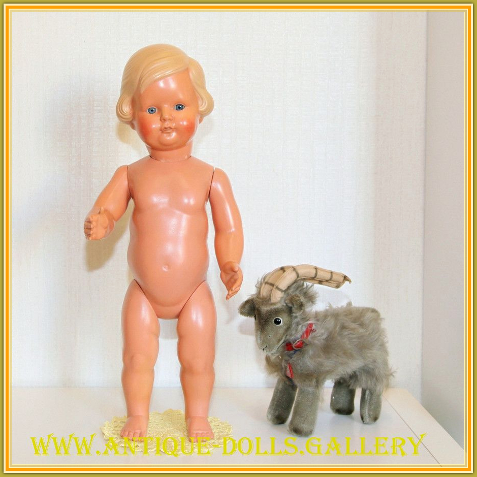Винтажная кукла Celba Celluloid 55 старинная купить