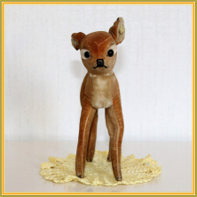 Винтажная игрушка оленёнок Steiff