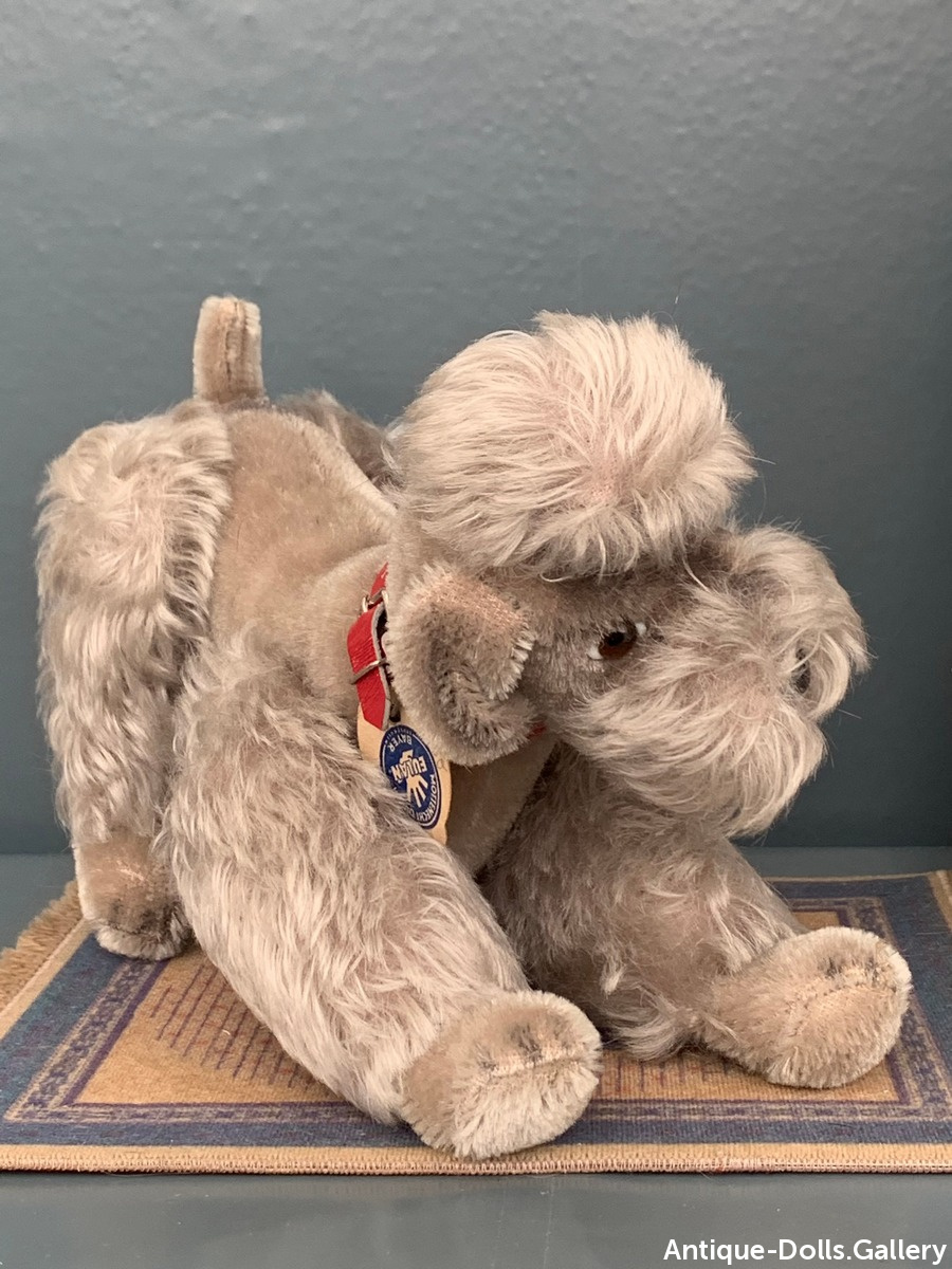 Винтажная игрушка собака Steiff