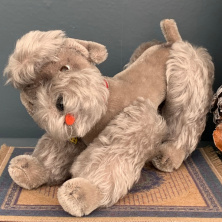 Винтажная игрушка собака Steiff