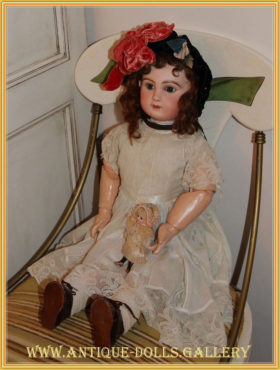Антикварная кукла Depose Tete Jumeau B.te S.G.D.G 12 старинная купить