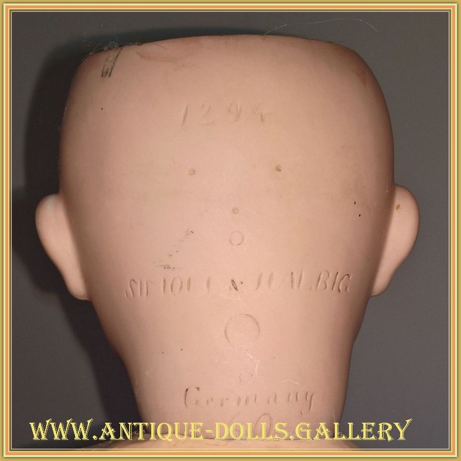 Антикварная кукла Simon Halbig, mold 1294 старинная купить