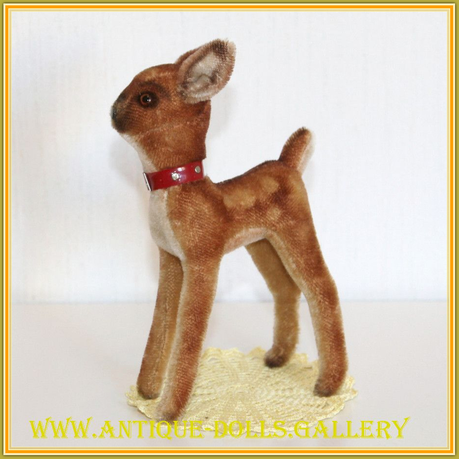 Винтажная игрушка оленёнок Steiff