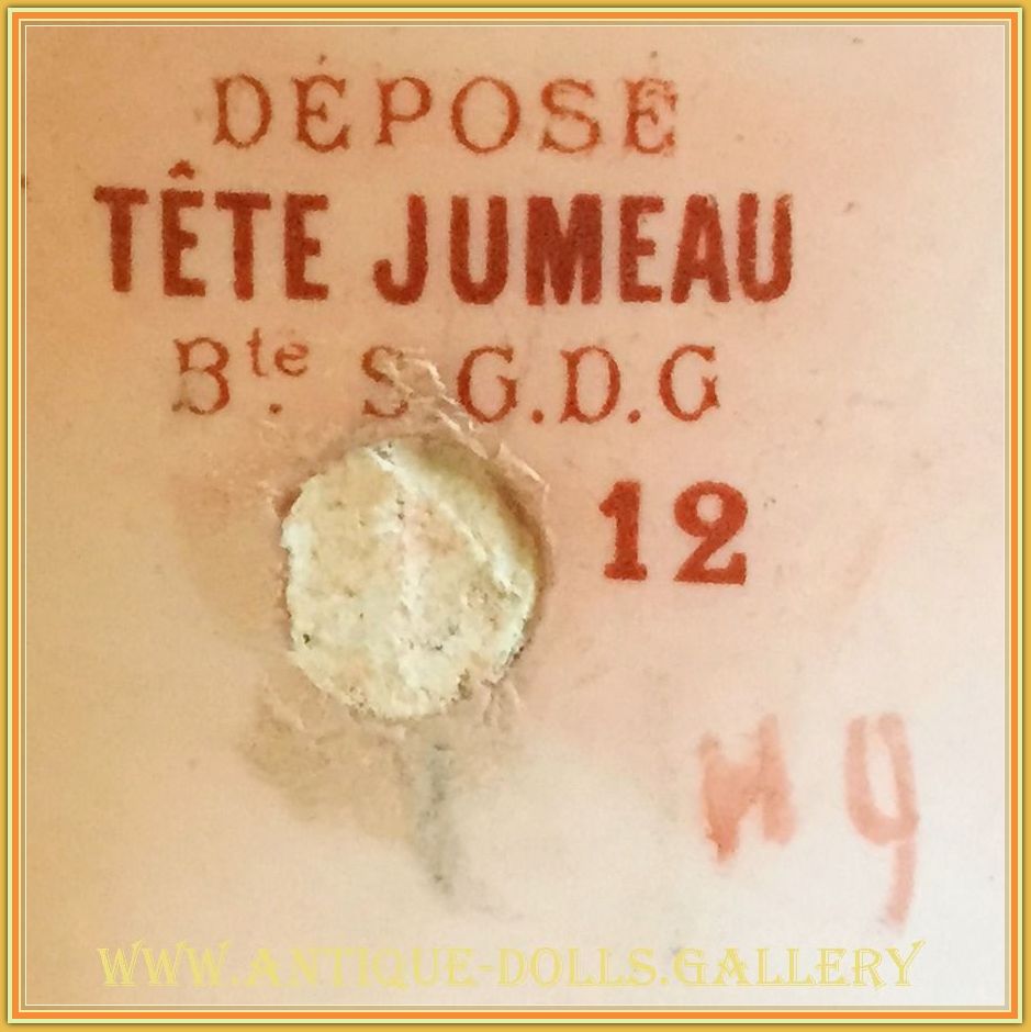 Антикварная кукла Depose Tete Jumeau B.te S.G.D.G 12 старинная купить