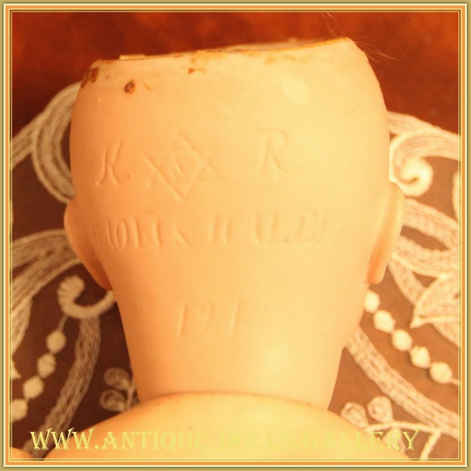 Антикварная кукла K&R, Simon & Halbig, mold 121 старинная купить