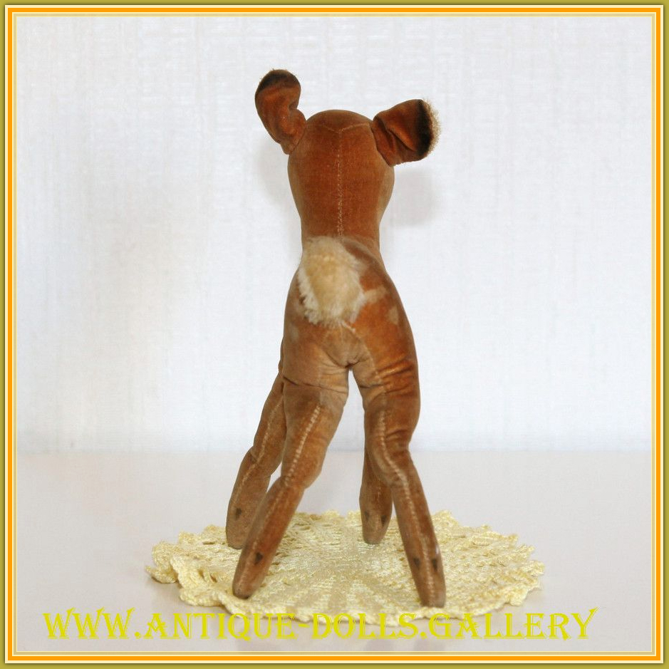 Винтажная игрушка оленёнок Steiff
